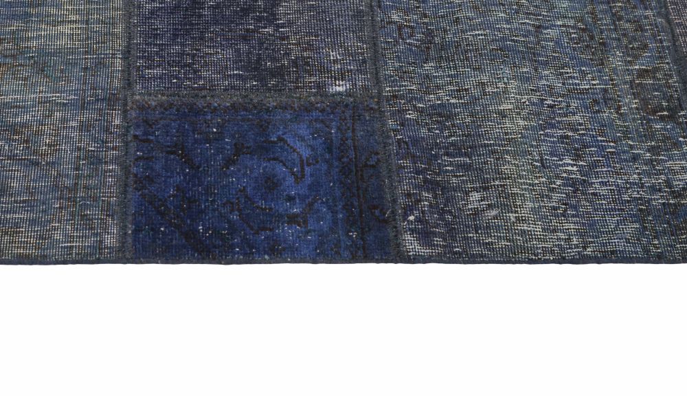 MOMO Rugs Vintage Patchwork Blue Indigo 09